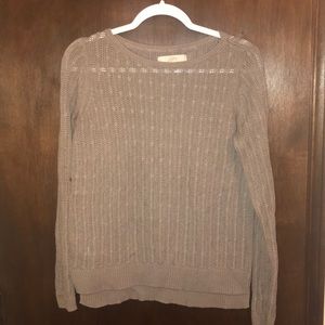 Taupe LOFT sweater - Medium